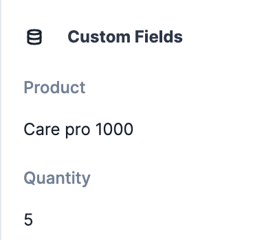 Update Custom fields via Bot
