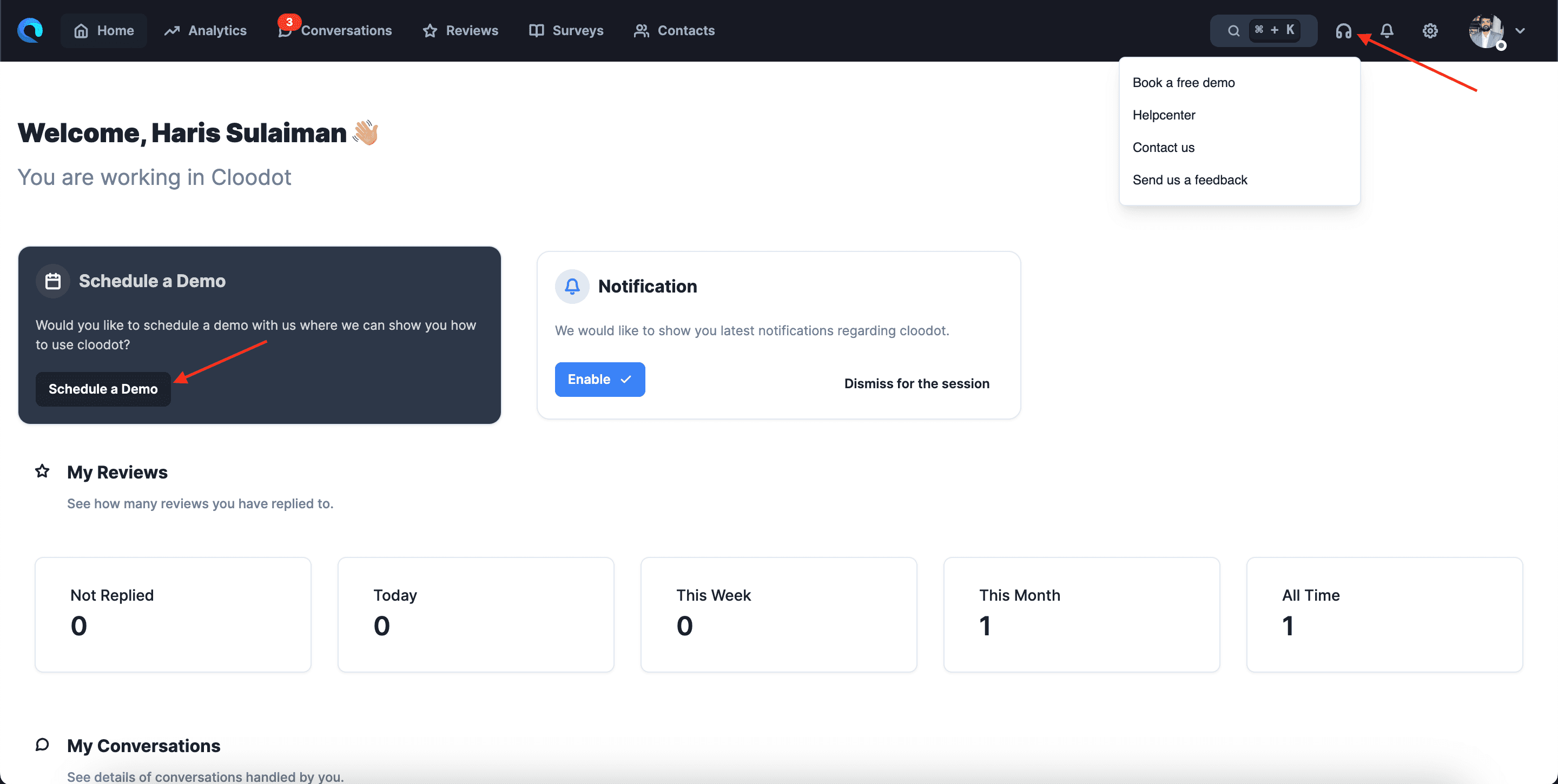 How to schedule a demo?
